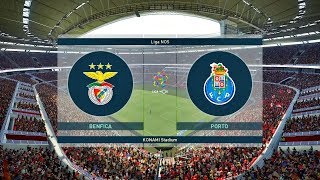 PES 2019  SL BENFICA X FC PORTO  1080p  60FPS [upl. by Naniac]