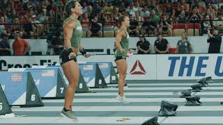 Womens Split Triplet—2019 CrossFit Games [upl. by Suhcnip355]