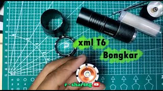 membongkar senter xml t6 Senter LED Joyko FL82 [upl. by Ayouqat]