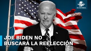 Joe Biden renuncia a candidatura demócrata por reelección presidencial en Estados Unidos [upl. by Drofub]