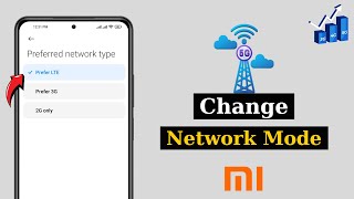 How To Change Network Mode on Xiaomi Phones 4G5G3G2G  Change Preferred Network Type MIUI [upl. by Eatnoj253]