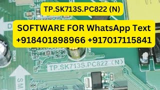 TPSK713SPC822 N Software download  TPSK713SPC822 Firmware download [upl. by Aremat]