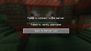 Fixed⚡️⚡️Failed to Verify Username⚡️⚡️Cracked Minecraft  Aternos Server minecraft aternos fixed [upl. by Marice]