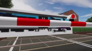 Langton Lane Level Crossing  North Yorkshire Roblox 07102024 [upl. by Nylecyoj166]