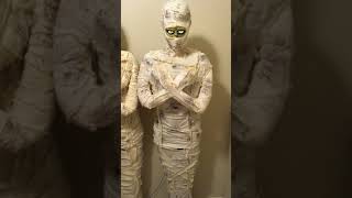 Gemmy Lifesize Animated Mummy Halloween Prop Animatronic [upl. by Auhsej815]