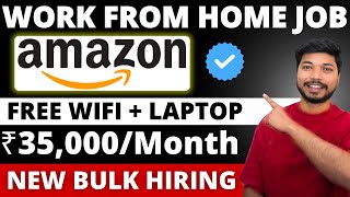 Amazon Work from Home Job 2024  New Bulk Hiring  Direct Selection  Amazon Jobs  Job4freshers [upl. by Wain]