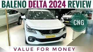 Maruti Baleno Delta Cng 2024 New Model  Worth It  Baleno Delta 2024 New Model  Baleno Cng 2024 [upl. by Anirat]