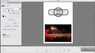 Picasa Tutorial  Photo note card setup and printing Mac Canon printer Horizontal Image Layout [upl. by Tade589]