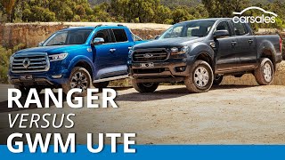 Ford Ranger v GWM Ute 2021 Comparison Test carsalescomau [upl. by Caravette970]