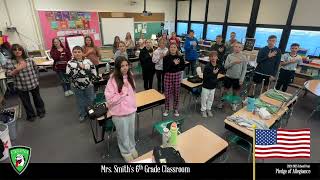 20242025 Pledge of Allegiance Mrs Smith 6th Grade [upl. by Piotr]