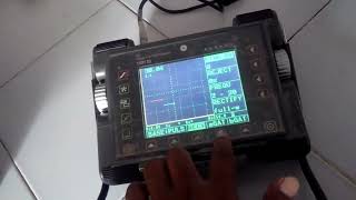 Factory Reset USM 35 ULTRASONIC FLAW DETECTOR [upl. by Ingaborg]