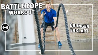 Übungen für das Battle Rope Workout  Fitness amp Kraftsport  SportThieme [upl. by Opportuna695]