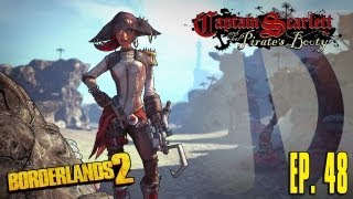 Lets Play Borderlands 2 Four Player Coop  48 Captain Scarlett Here we come [upl. by Karlise]