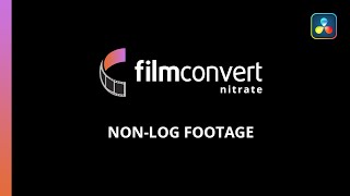 Applying FilmConvert Nitrate to nonLog footage in DaVinci Resolve [upl. by Scharff]