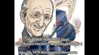 Horowitz  Liszt Mephisto Waltz 1 1979 Minneapolis2 [upl. by Rondon]