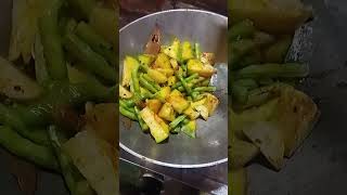 Pumpkin Barbati potato cooking kadhai recipe youtube video [upl. by Adniles]