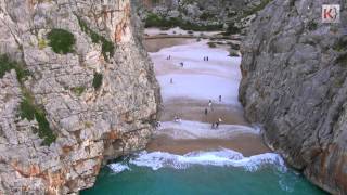 Drohne  Erster Drohnenflug durch den Torrent de Pareis Sa Calobra Mallorca [upl. by Atela]