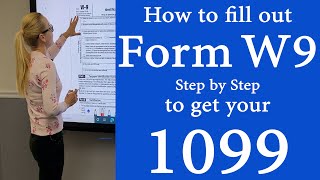 W9 Tax Form  How to fill out a Form W9 Tax Form W9 and the 1099 Form W9  W9 Tax Form Explained [upl. by Aratahc]