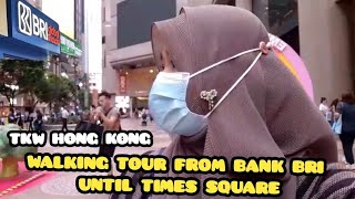 Tkw Hong Kong walking at Causeway Bay District [upl. by Ardnuhsed549]