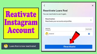 How to reactivate Instagram account 2023 on PC Laptop after temporarily deactivated after disabled [upl. by Atisusej]