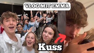 VLOG mit Emma😍  STATEMENT über KUSS🤫💋 [upl. by Kihtrak]