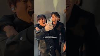 Singer came down to Hobi just to click selfie with him🤩😩🤧 [upl. by Gorga]