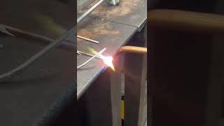 Cutting Torch On Steel Stick [upl. by Lleznov]