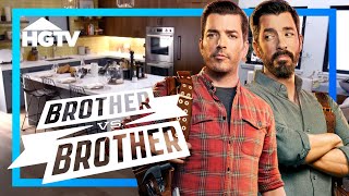 The BIGGEST Transformations  Brother vs Brother  HGTV [upl. by Mcnully92]