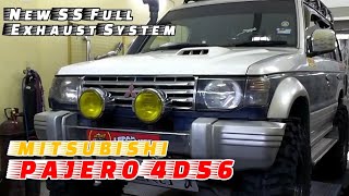 Full SS Exhaust System  MITSUBISHI PAJERO 4D56 [upl. by Traweek]