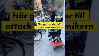 Komikern attackeras av vakter [upl. by Ennagroeg]