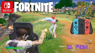 INSANE Nintendo Switch GAMEPLAY  Fortnite on Nintendo Switch 45 [upl. by Kenweigh]