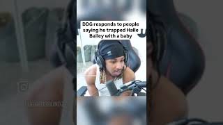 DDG respond to people saying he trapped Halle Bailey with a baby on purpose too get lit [upl. by Kimmie]