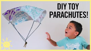 PLAY  DIY Toy Parachute Using a NAPKIN [upl. by Aneekal12]