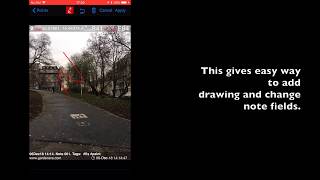 GPS Camera 55  iPhone and iPad camera to stamp photos with location date and notes [upl. by Ordway326]