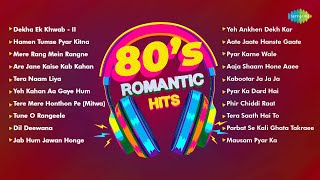 80s Romantic Hits  Superhit Evergreen Love Songs  Dekha Ek Khwab Pyar Karne Wale Tera Naam Liya [upl. by Bouchard]