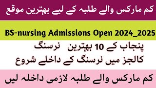 BSN Admissions open in 10 private nursing colleges  Top 10 private nursing colleges [upl. by Branca]