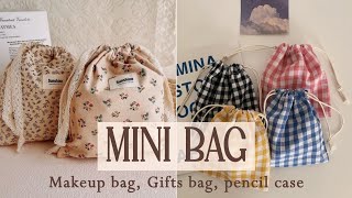 DIY MINI BAG  Makeup bag  pouch [upl. by Buff993]