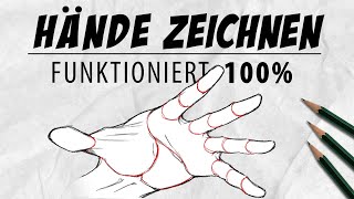 Hände zeichnen lernen in 10 Minuten  Tutorial  Drawinglikeasir [upl. by Lasala]