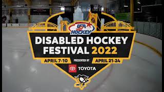 2022 USA Hockey Disabled Fest  Pittsburgh Warriors Highlights [upl. by Tteve]