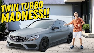 Tuned Mercedes C43 AMG Review  POV Drive  Pulls [upl. by Yesac901]