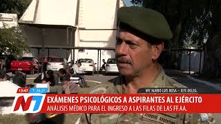 Ejército Argentino realizó exámenes psicológicos a los aspirantes [upl. by Marianna]