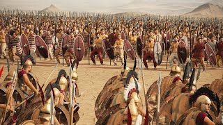 Roman Shield Bearers amp Archers Vs 6400 Oath Sworn Total War Rome 2 [upl. by Raynard]