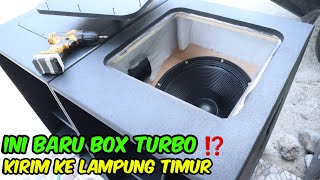 Seperti ini Pemasngan Speaker komponen di box Turbo  KIRIM KE LAMPUNG ✅ [upl. by Anirok44]