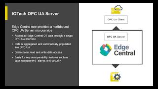 IOTech Edge Central OPCUA Server [upl. by Htide]