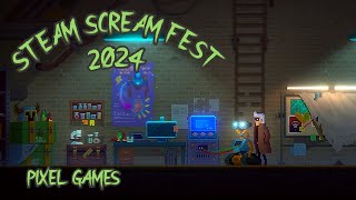 25 Best PixelArt Games on Steam Scream Fest 2024 [upl. by Neyut]