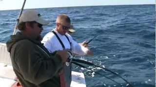 Deep Jigging off Wrightsville Beach with Capt Rick Croson [upl. by Karissa]