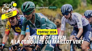 Dream of Green  Tour de France Femmes avec Zwift 2024 [upl. by Atenek685]