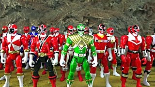 Power Rangers Super Megaforce Every Red Action Hero 5 inch Figure [upl. by Mainis]