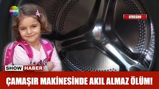 Çamaşır makinesinde akılalmaz ölüm [upl. by Takken]