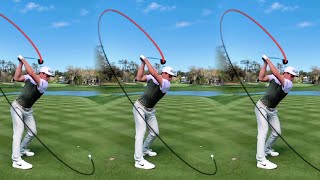 VIKTOR HOVLAND  GOLF SWING  SLOW MOTION [upl. by Idihc]